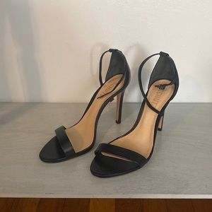 Schutz- Cadey sandal in black leather.  Size 7.5 worn one time.